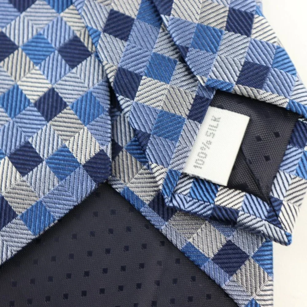 Bloomingdale's‎ The Men's Store, Blue Squared Men's Neck Tie